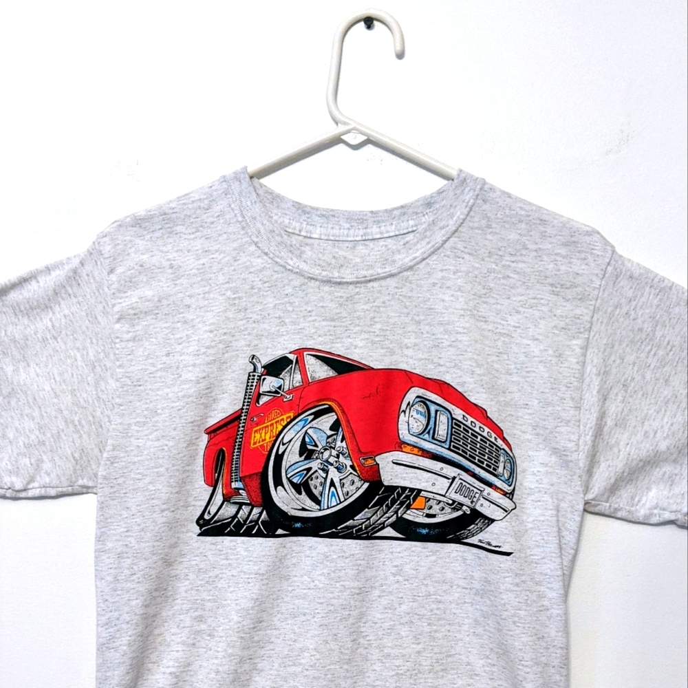 Adult Small 1978 Dodge Lil' Red Express tee-shirt in heather gray